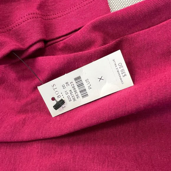 NWT: Talbots Tee/Beet Red - Picture 3 of 4